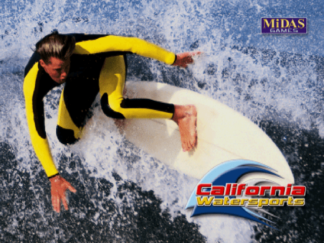 California Watersports title screen for Playstation